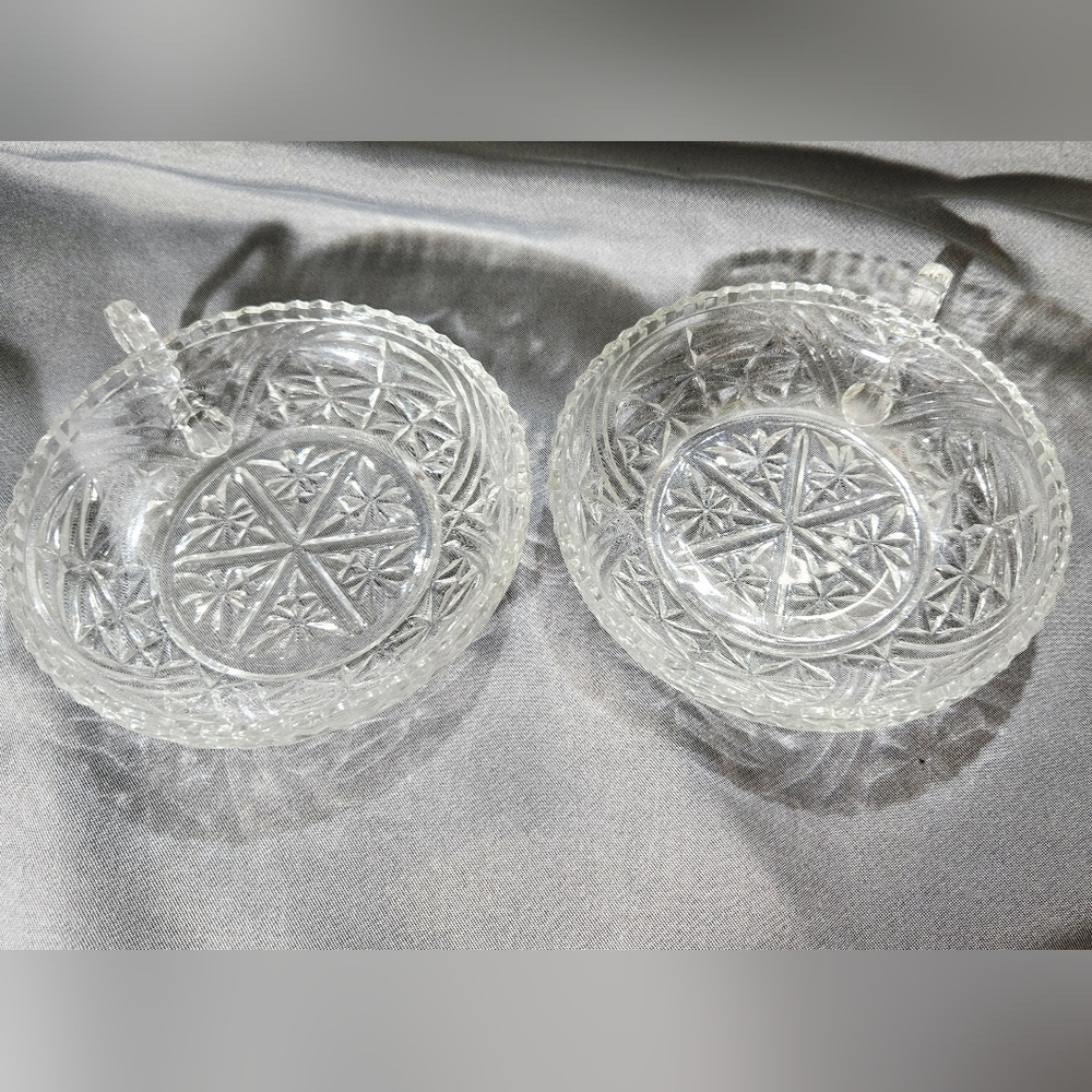 Elegant Clear Glass Bowls PERFECT FOR HOLIDAY FEASTS
